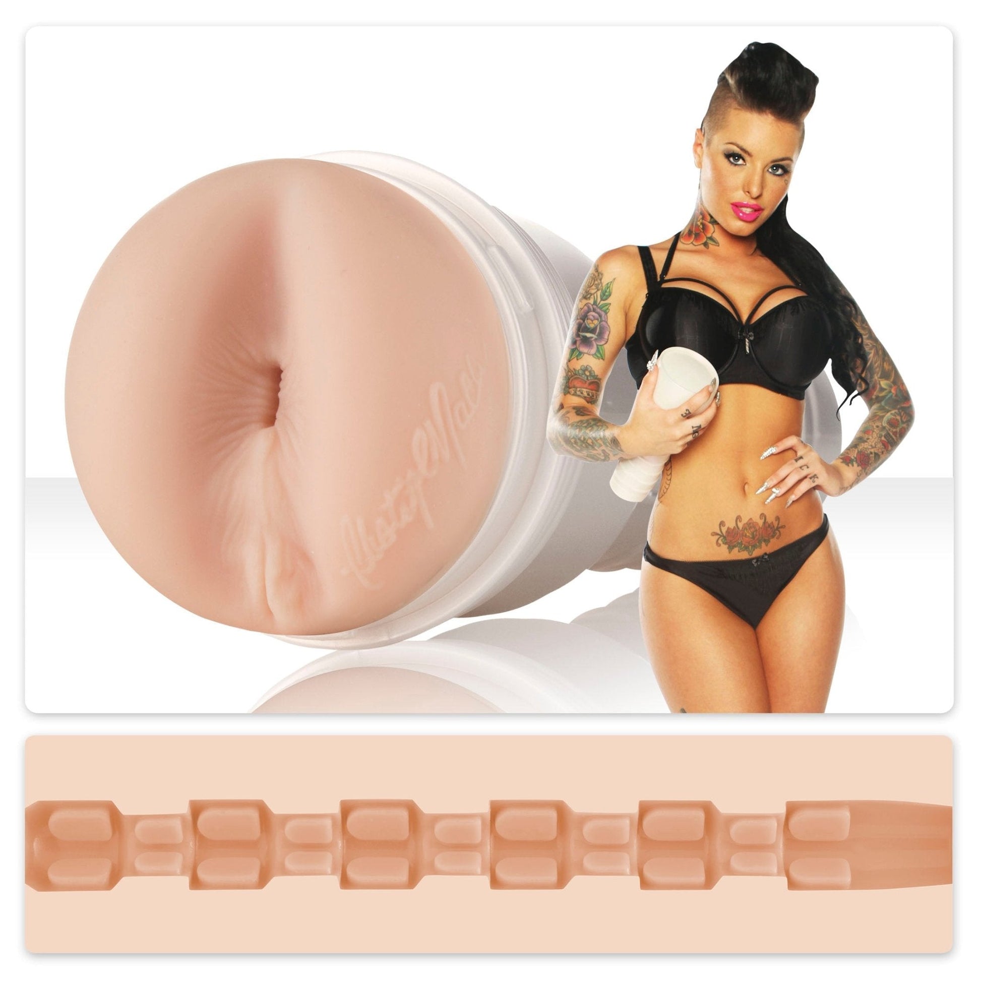 Fleshlight Girl Christy Mack Stroker Booty (Butt) With case