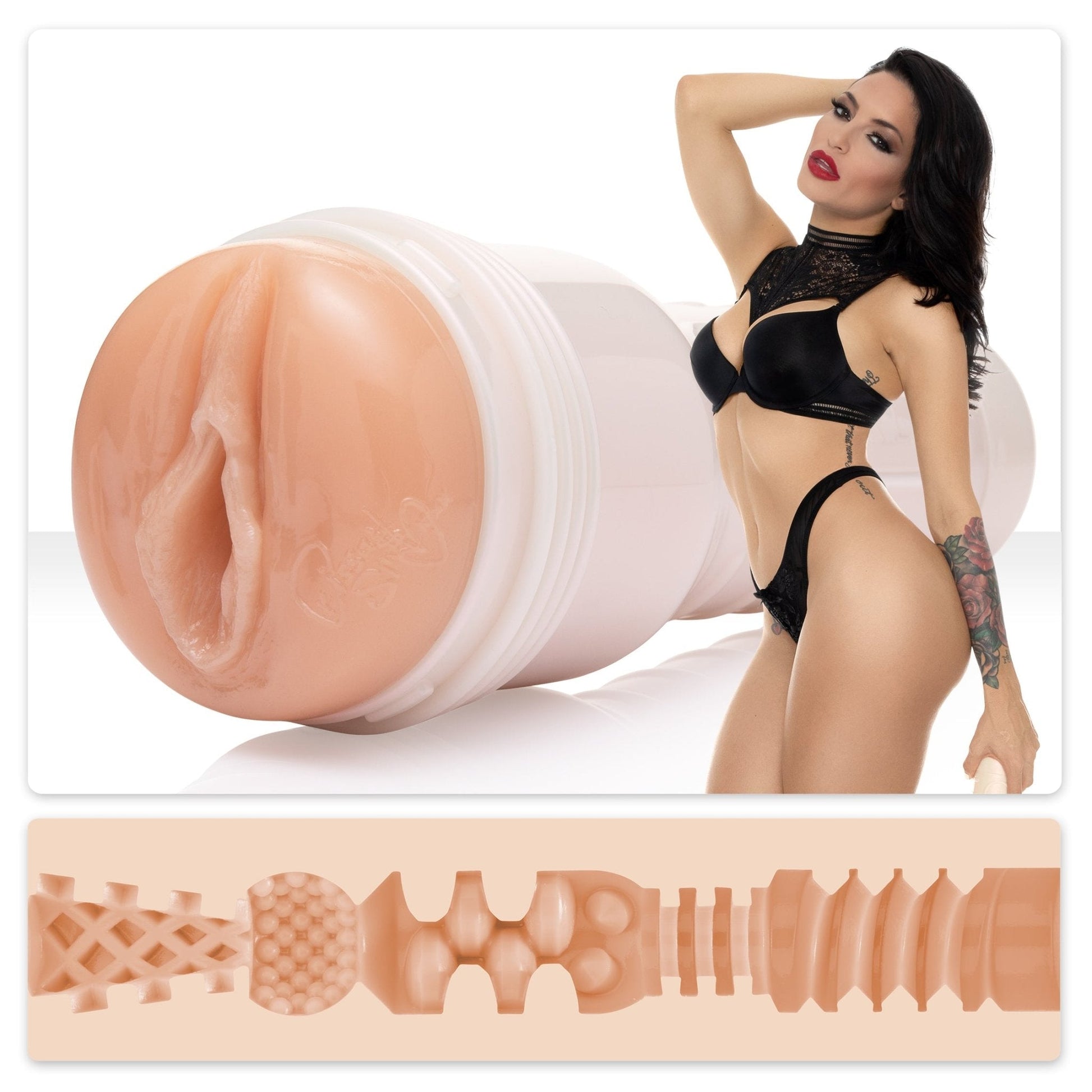 Fleshlight Girl Kissa Sins Stroker Insatiable (Lady) With case